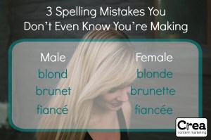 spelling mistakes you don't even know you're making