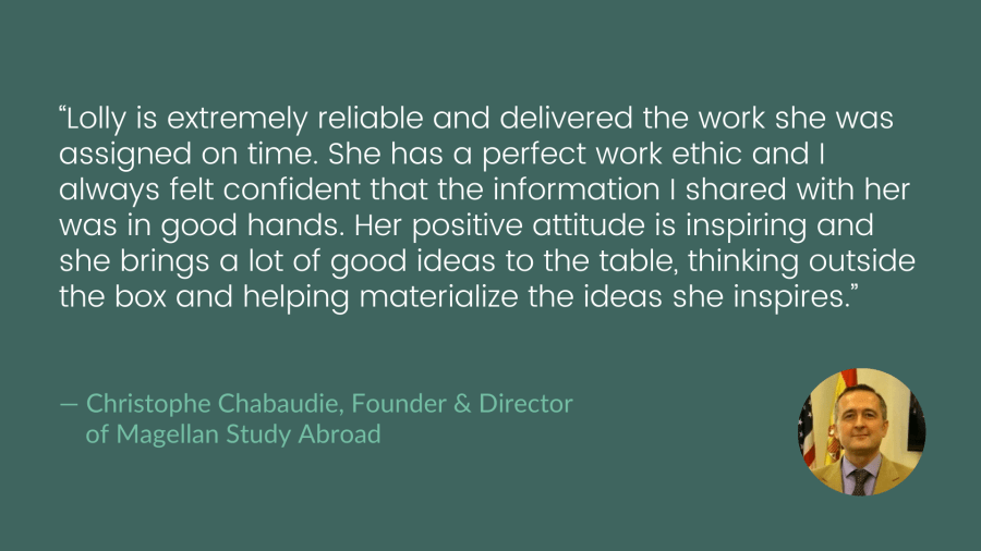 Christophe Chabaudie Testimonial